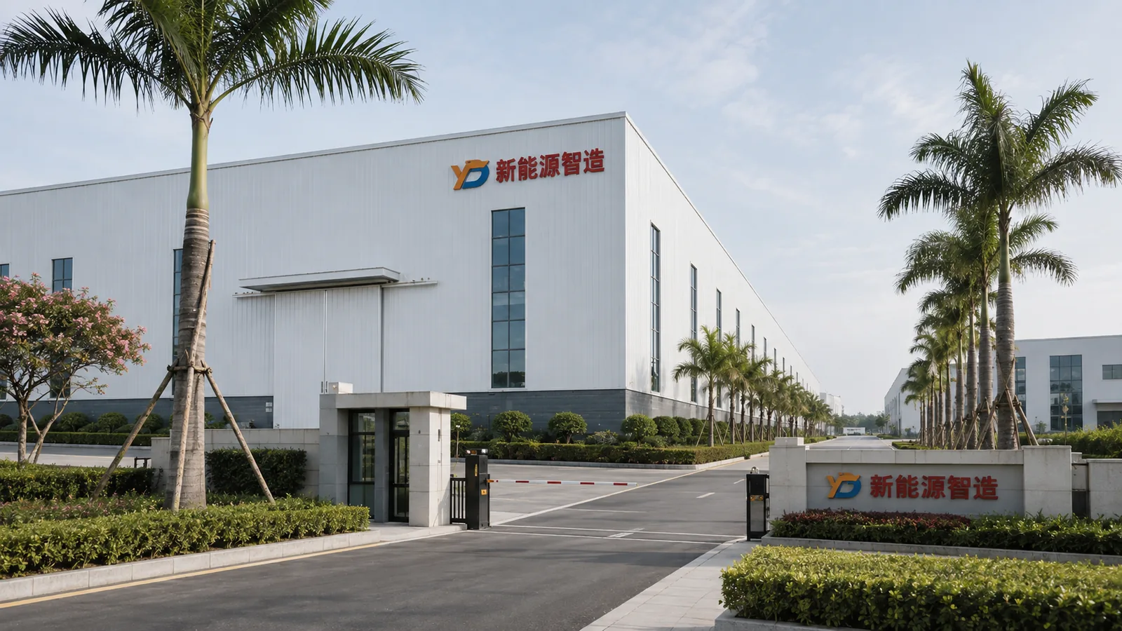 Exterior of the Hainan manufacturing facility
